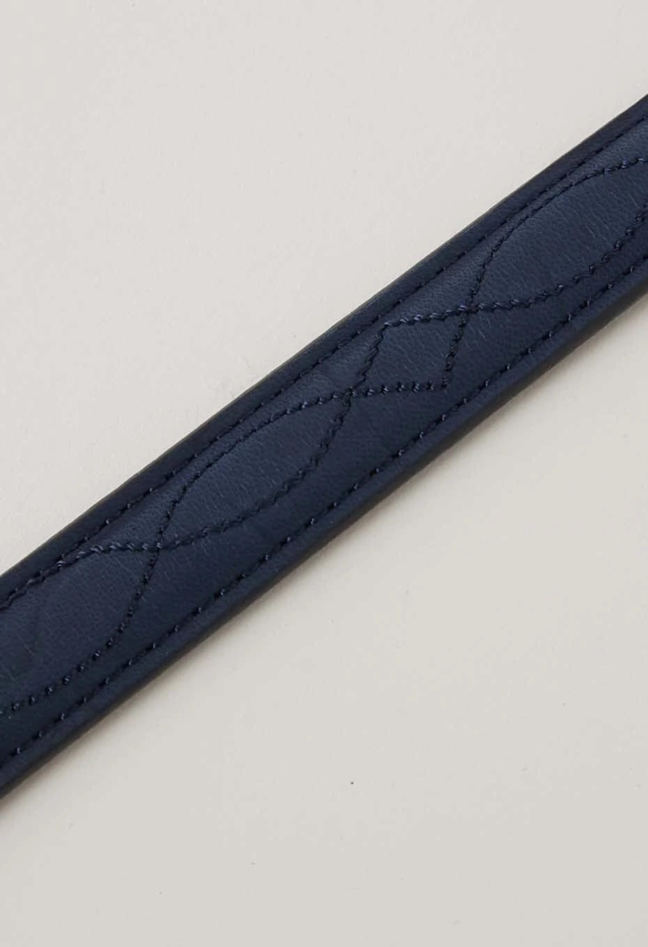 BLUE BLUE JAPAN NARROW LEATHER BELT - INDIGO