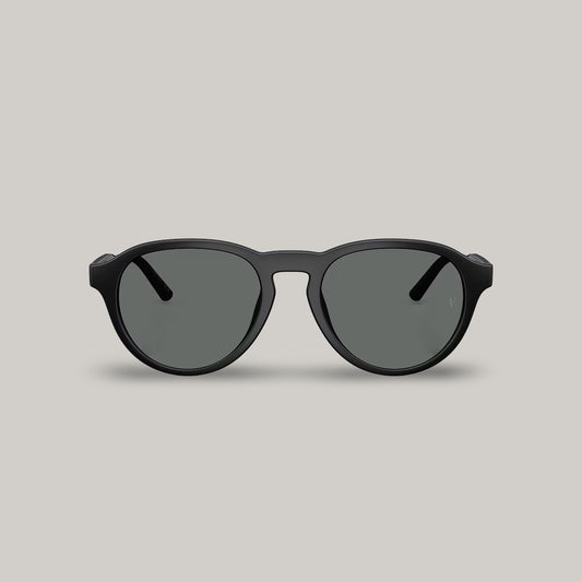 OLIVER PEOPLES R-8 SEMI MATTE BLACK W/GREY POLAR