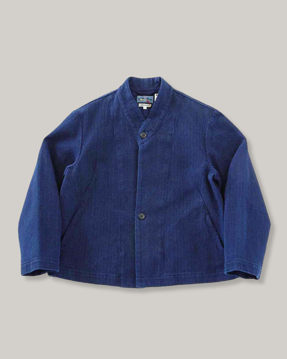 BLUE BLUE JAPAN WOMENS PURE INDIGO LIGHT SASHIKO HAORI JACKET