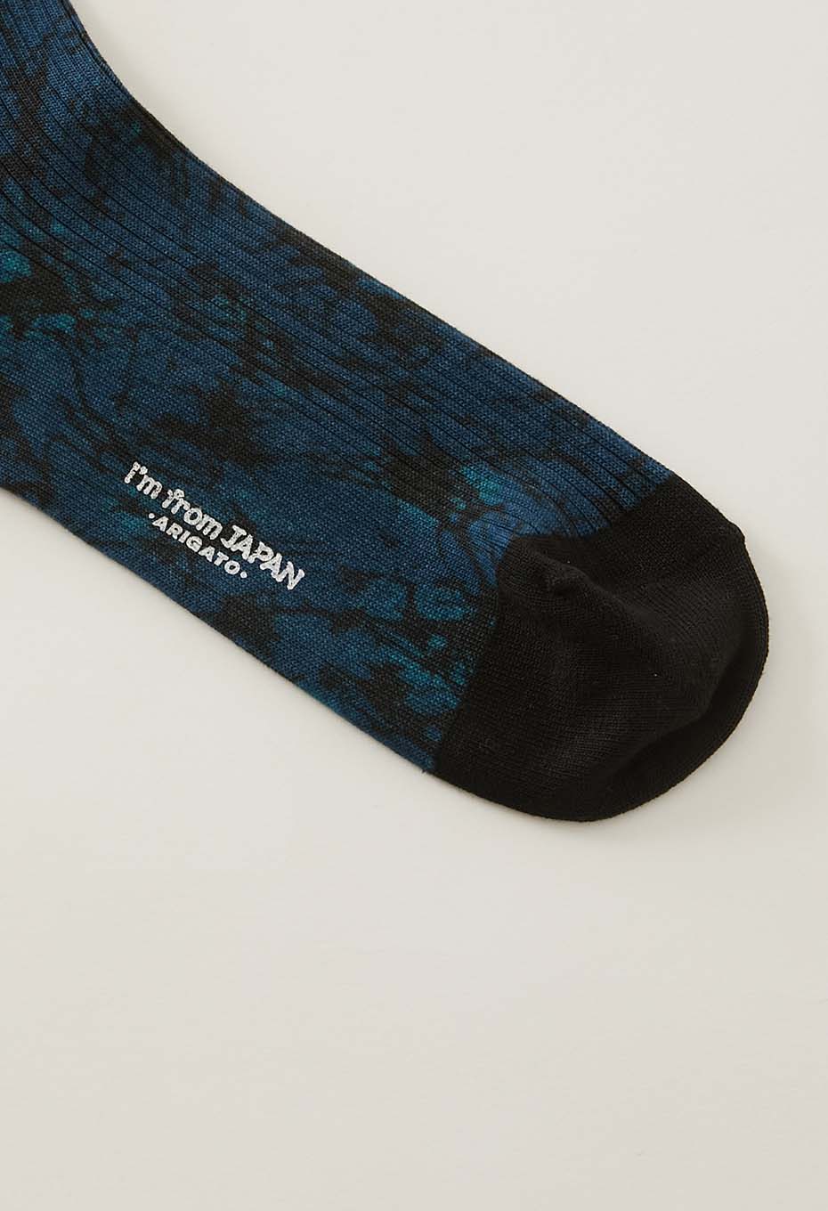 BLUE BLUE JAPAN PRINTED GLASS PATTERN SOCKS - NAVY