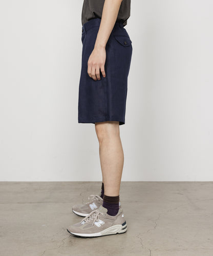 MARKAWARE CLASSIC FIT HEMP SHORTS - NAVY