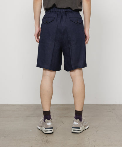 MARKAWARE CLASSIC FIT HEMP SHORTS - NAVY