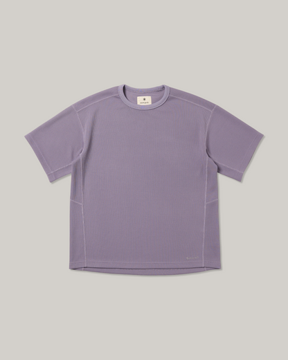 SNOW PEAK DRY THERMAL T-SHIRT - LIGHT PURPLE