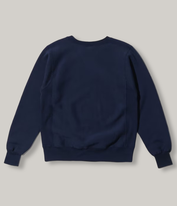 BUZZ RICKSON'S 'COAST GUARD' HORIZONTAL KNIT SWEATSHIRT - NAVY
