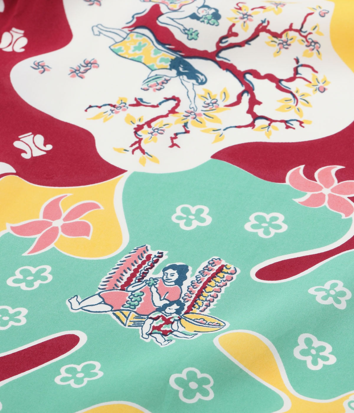 SUN SURF HAWAIIAN SHIRT “PARADISE HULA” - BROWN