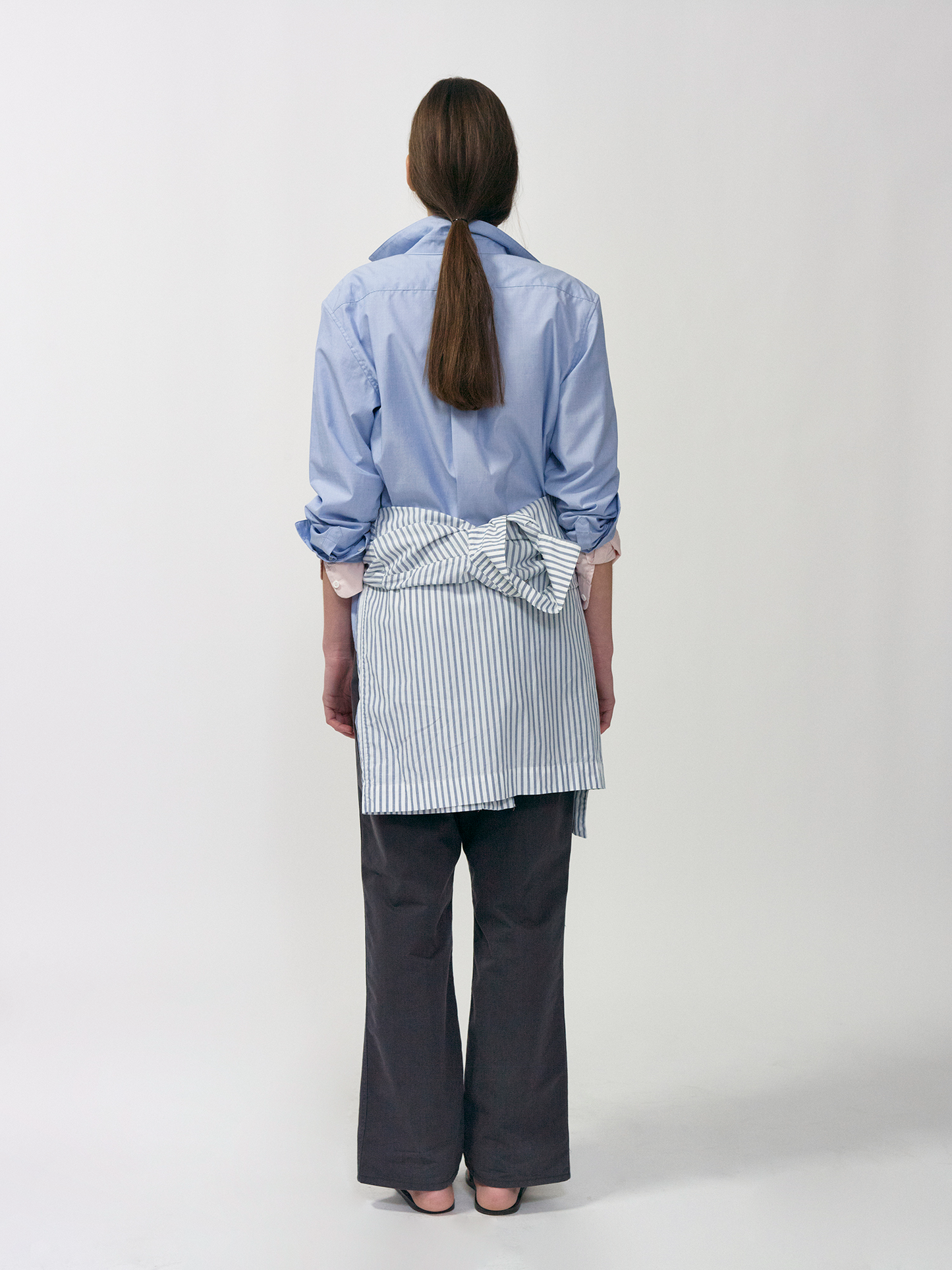 NOTHING WRITTEN PORT STANDARD FIT SHIRT - LIGHT BLUE