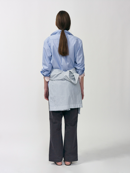 NOTHING WRITTEN PORT STANDARD FIT SHIRT - LIGHT BLUE