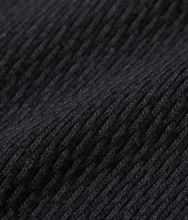 BUZZ RICKSON HENLEY NECK THERMAL - BLACK