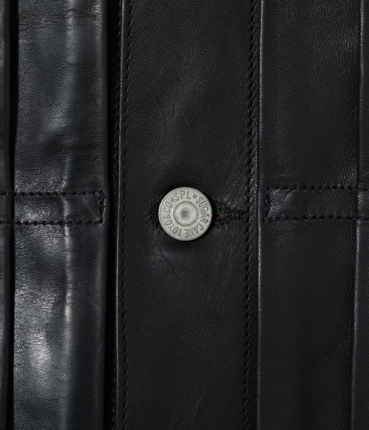 SUGAR CANE 1953 HORSEHIDE LEATHER JACKET - BLACK