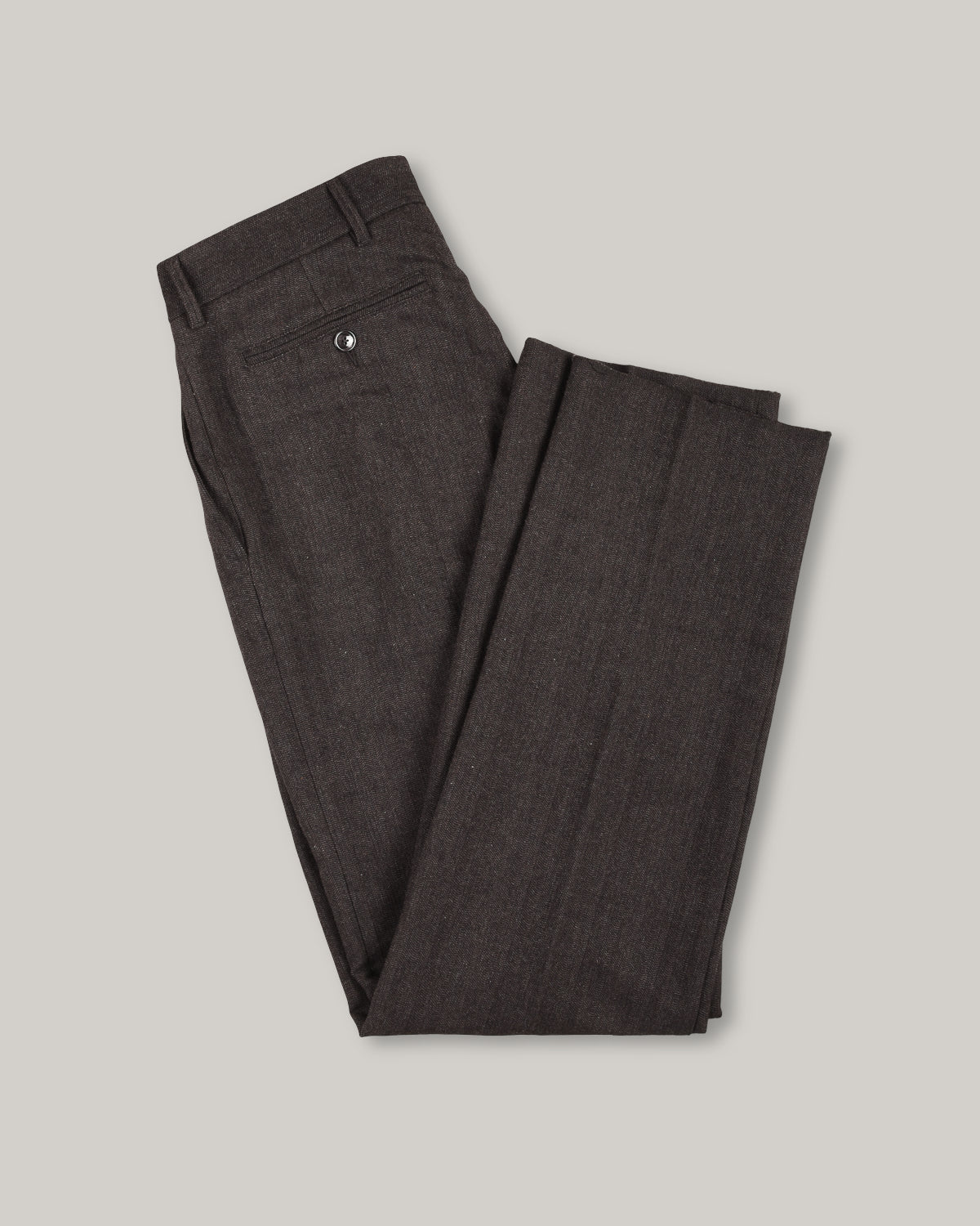 1ST PAT-RN ALLEN TROUSER - COMPACT HERRINGBONE - ANTHRACITE