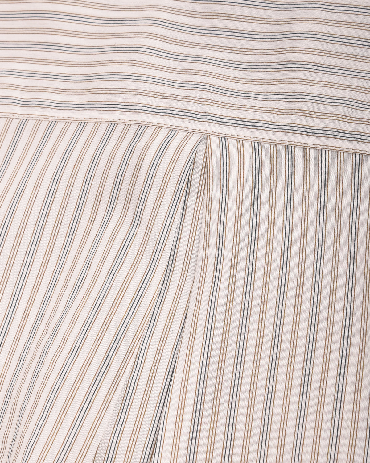 1ST PAT-RN TIPO 9 OFFICER SHIRT - INTERPLAY STRIPES - BLEACHED BRONZE