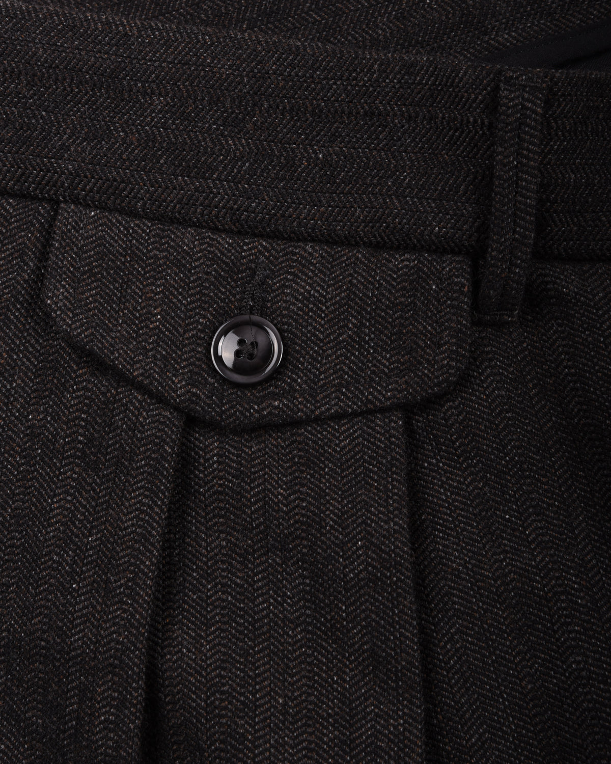 1ST PAT-RN ALLEN TROUSER - COMPACT HERRINGBONE - ANTHRACITE