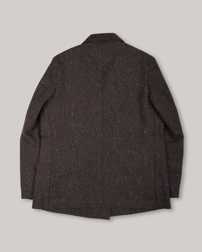 1ST PAT-RN WOMEN'S THEOREM DOUBLE BREASTED JACKET - ANTHRACITE/ WALNUT