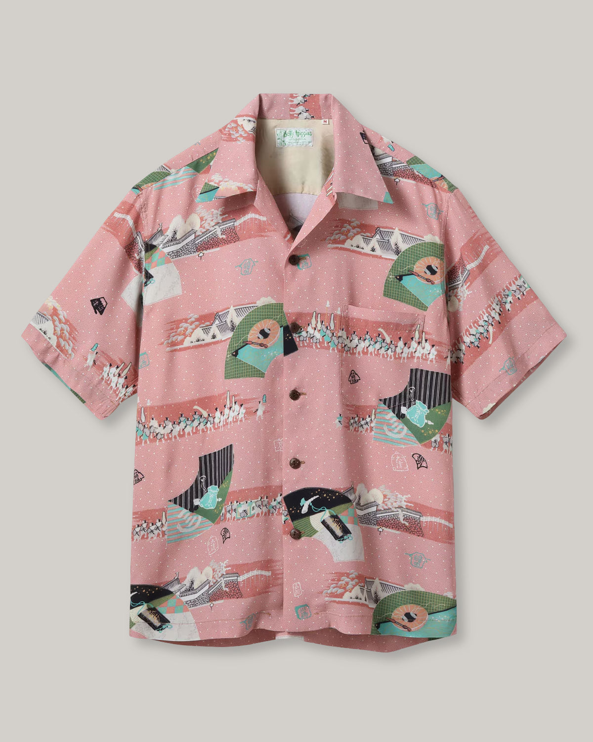 SUN SURF SPECIAL EDITION “SANKIN KOTAI" SHIRT - PINK