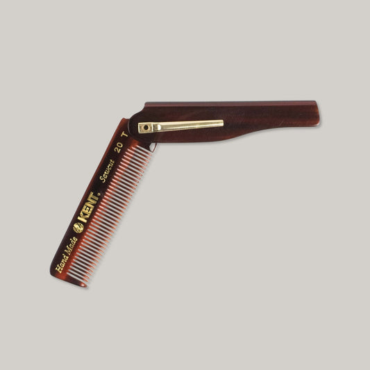 KENT FOLDING COMB WITH CLIP