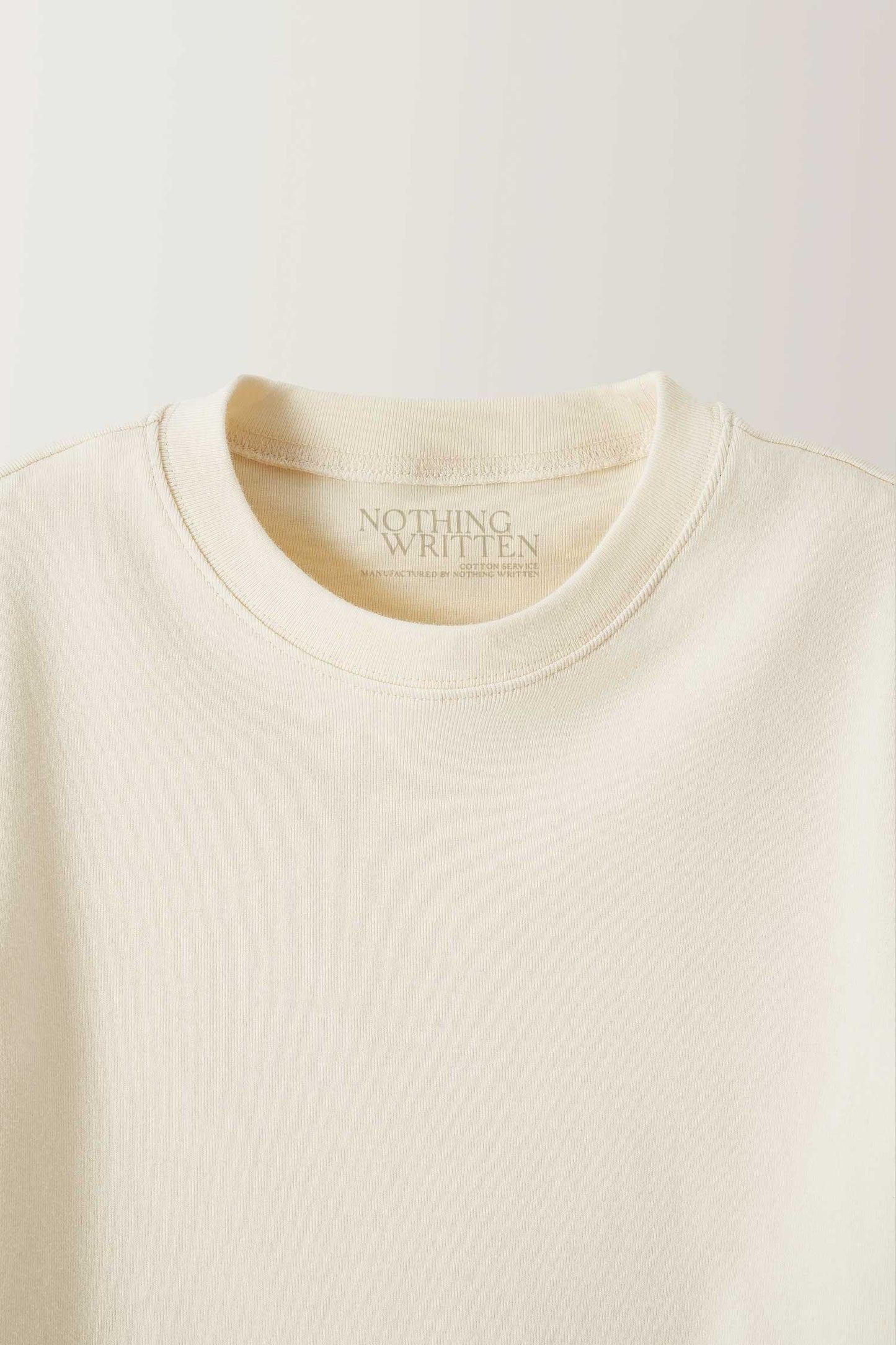 NOTHING WRITTEN 90's T-SHIRT - IVORY