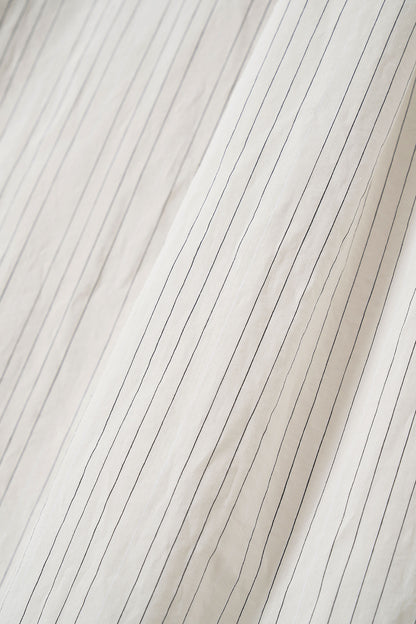 NOTHING WRITTEN TIMON STRIPED COTTON SHIRT - IVORY