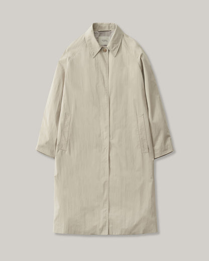 NORTHING WRITTEN CLASSIC OVERSIZED BALMACAAN COAT - BEIGE