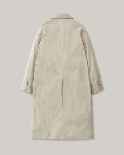 NORTHING WRITTEN CLASSIC OVERSIZED BALMACAAN COAT - BEIGE