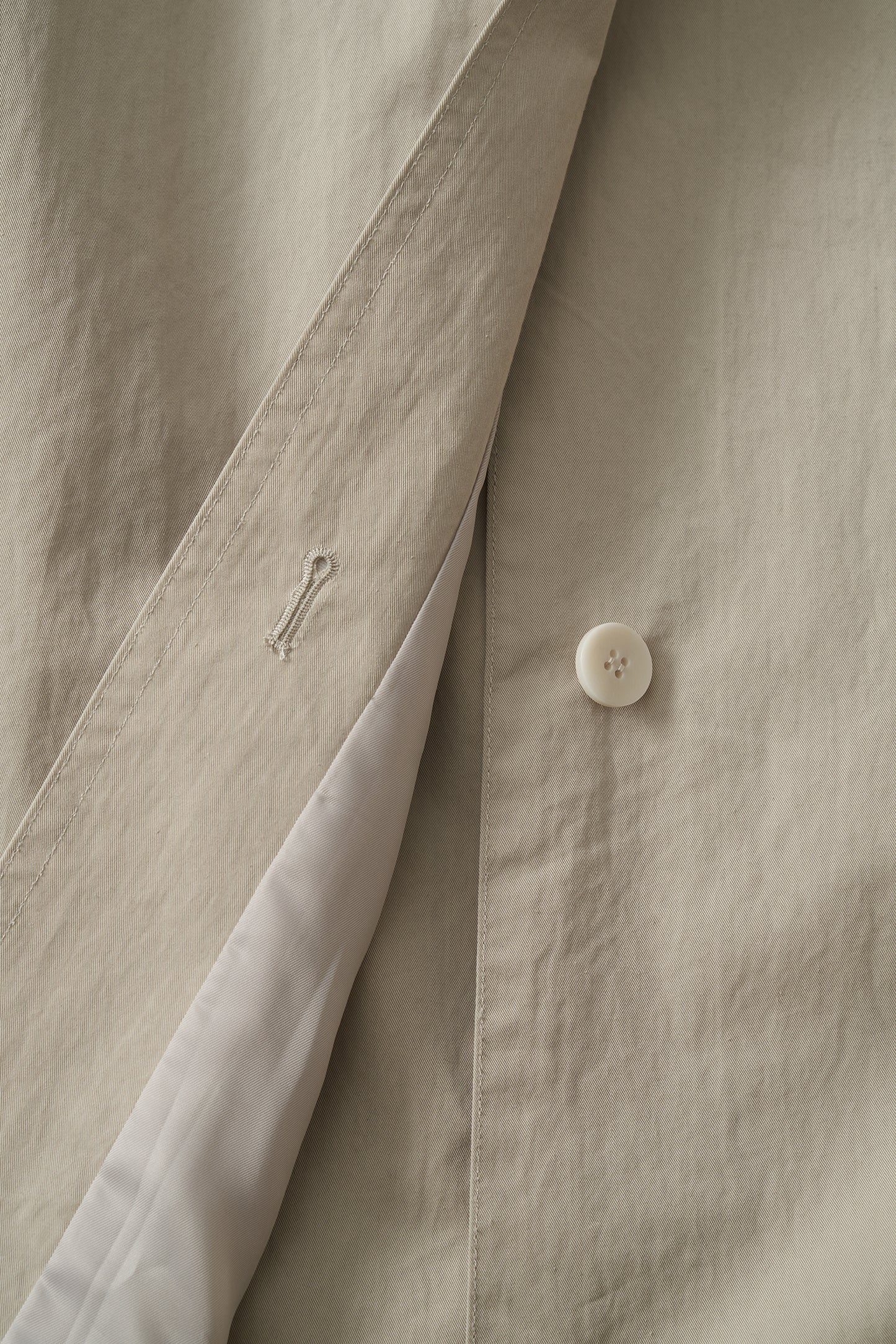 NORTHING WRITTEN CLASSIC OVERSIZED BALMACAAN COAT - BEIGE