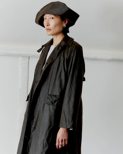 CAWLEY BRITISH OILSKIN KIT TRENCH - OLIVE