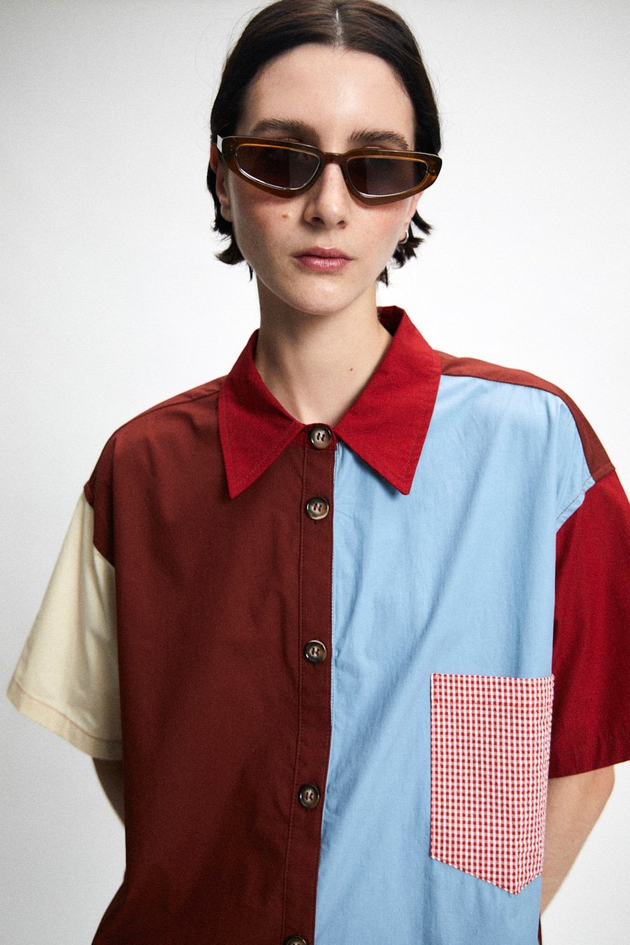 Rita Row Nasa Patchwork Shirt Rita Row Nasa Patchwork Shirt