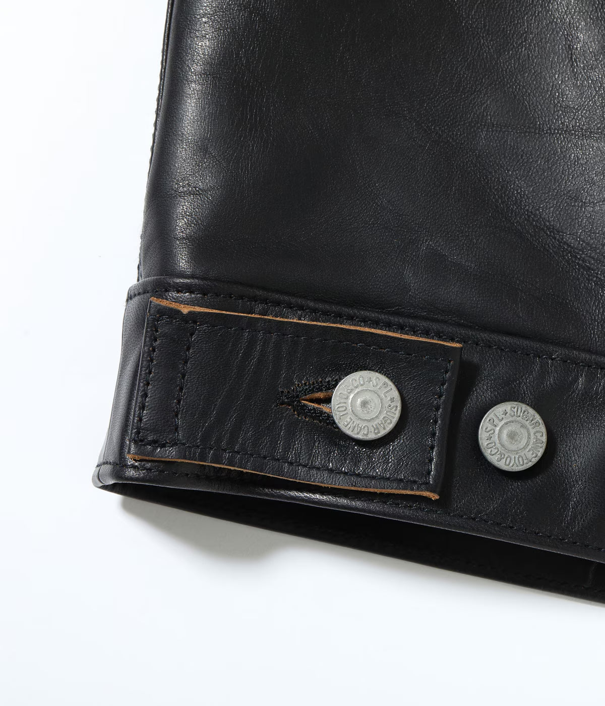 SUGAR CANE 1953 HORSEHIDE LEATHER JACKET - BLACK