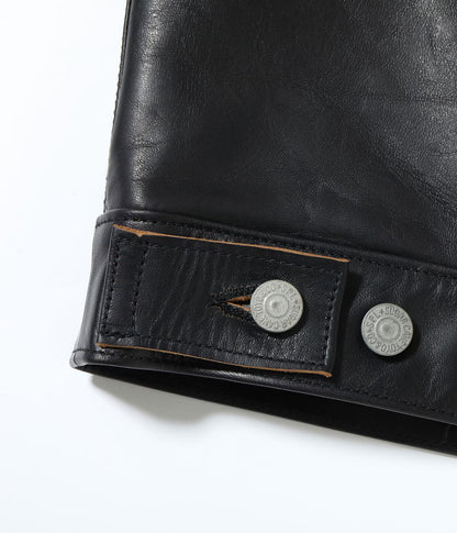 SUGAR CANE 1953 HORSEHIDE LEATHER JACKET - BLACK