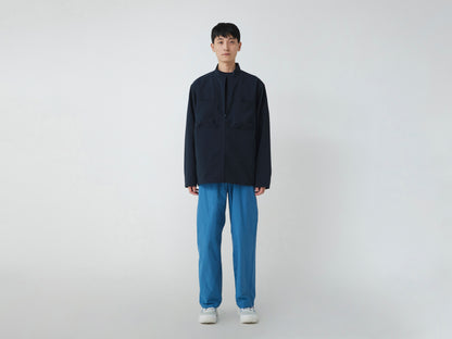SNOW PEAK PE LIGHT POPLIN JACKET - NAVY