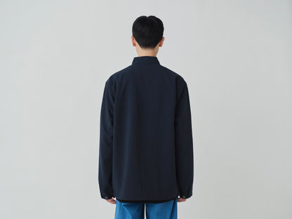 SNOW PEAK PE LIGHT POPLIN JACKET - NAVY