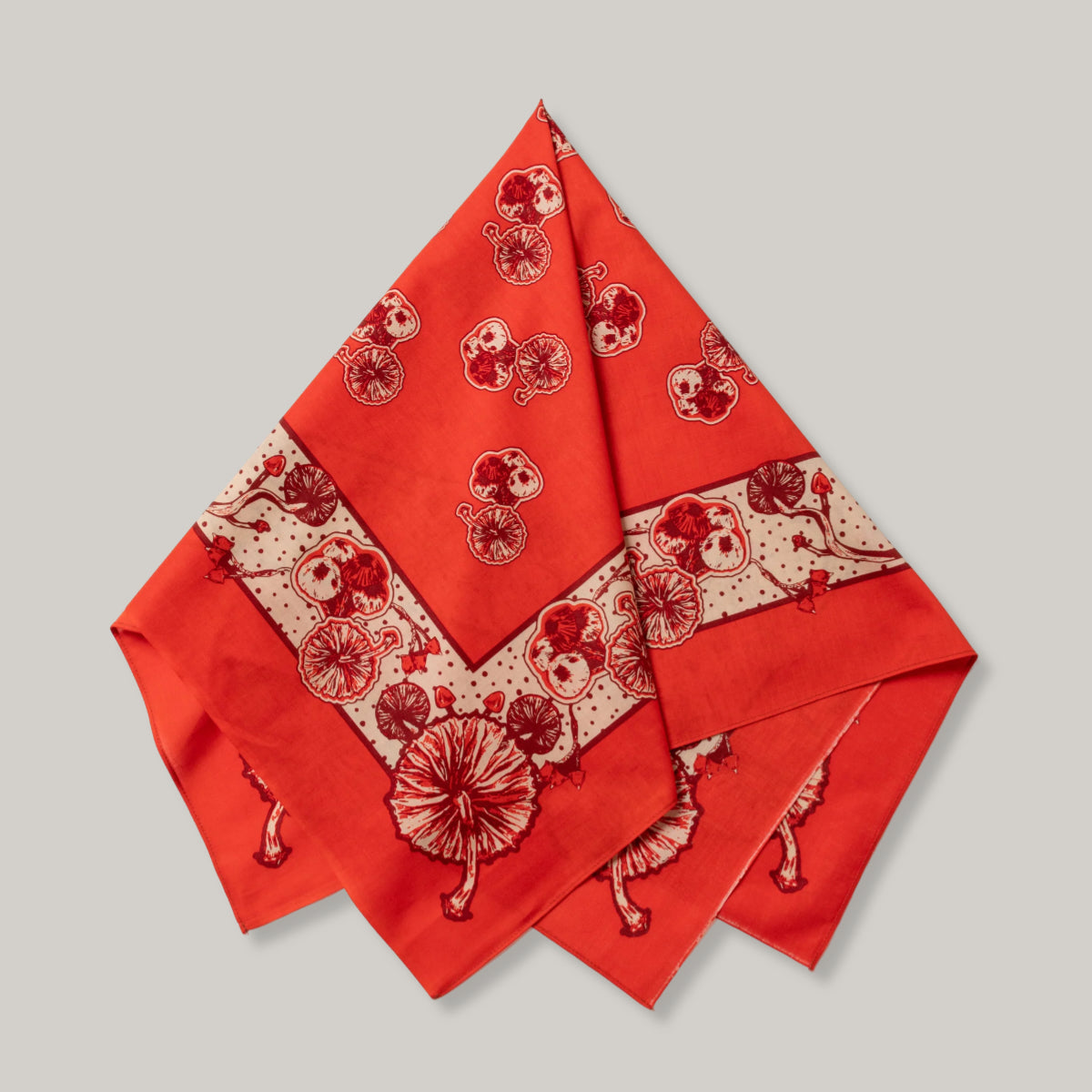 ONE EAR BRAND "SINCERITY" BANDANA - TOMATO SOUP