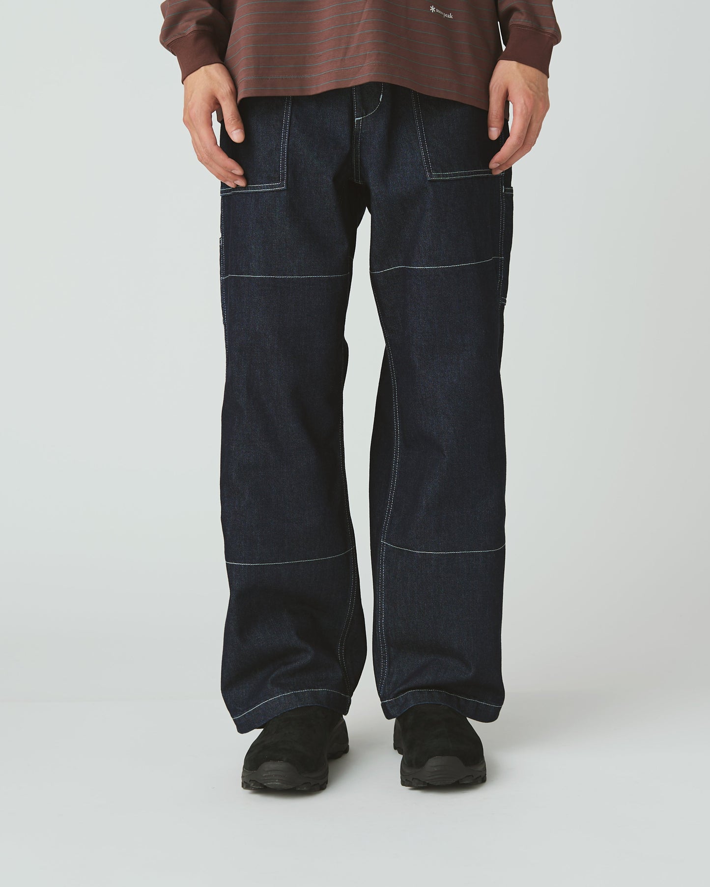 SNOW PEAK TAKIBI DENIM PANTS - INDIGO