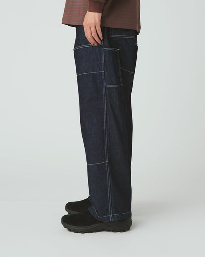 SNOW PEAK TAKIBI DENIM PANTS - INDIGO