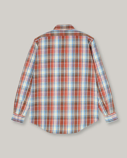 STEVENSON OVERALL CO. UNION SPEC SHIRT - FADED RED MIX