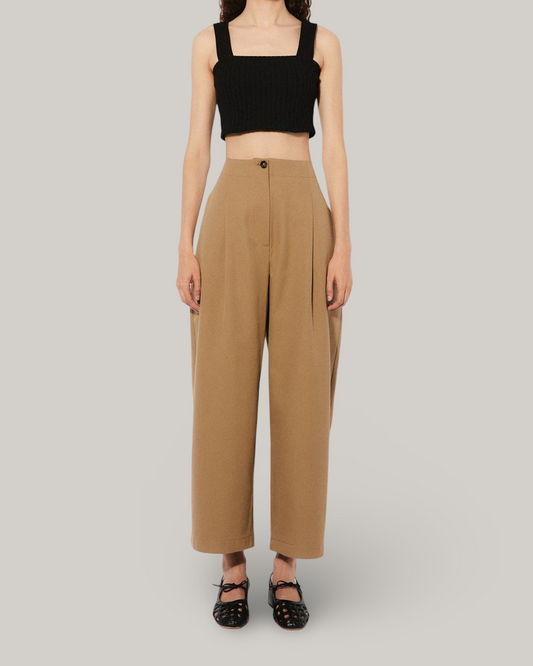 RITA ROW FOAM PANTS - BROWN