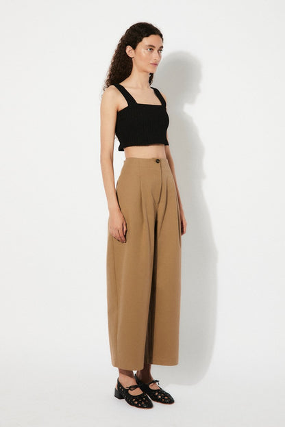 RITA ROW FOAM PANTS - BROWN