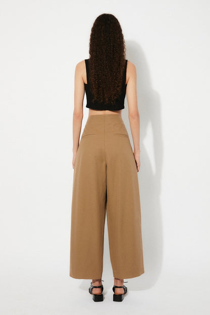 RITA ROW FOAM PANTS - BROWN