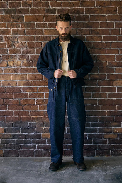 NIGEL CABOURN MAINLINE 40's DENIM JACKET - 12.5oz - INDIGO