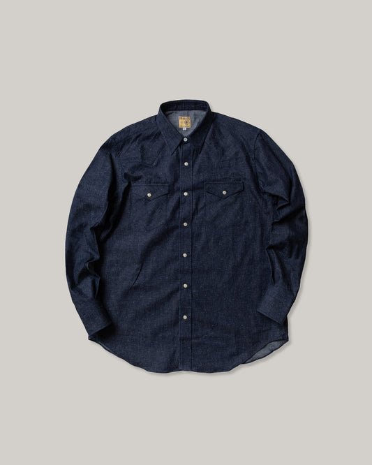 FITS LIKE A HUG WESTERN SHIRT - NEP DENIM
