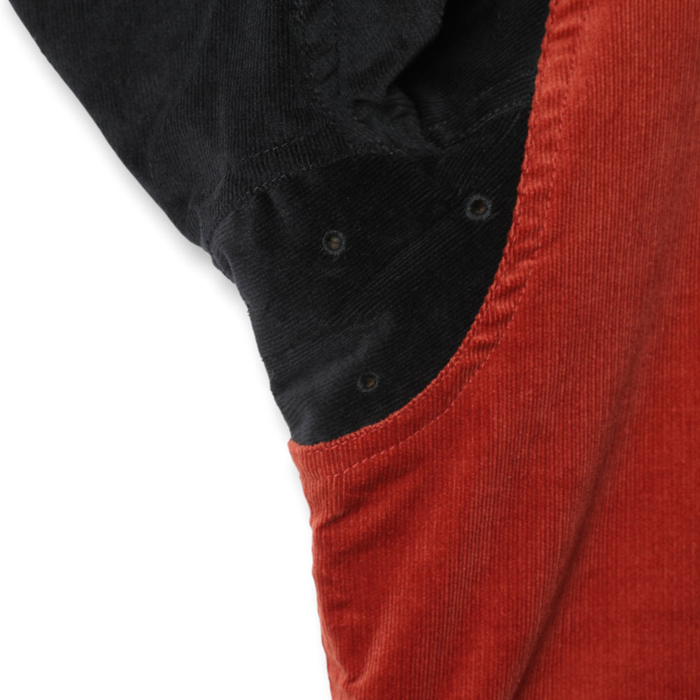 STEVENSON OVERALL CO. GOLDEN ERA ATHLETIC JACKET - RED x BLACK