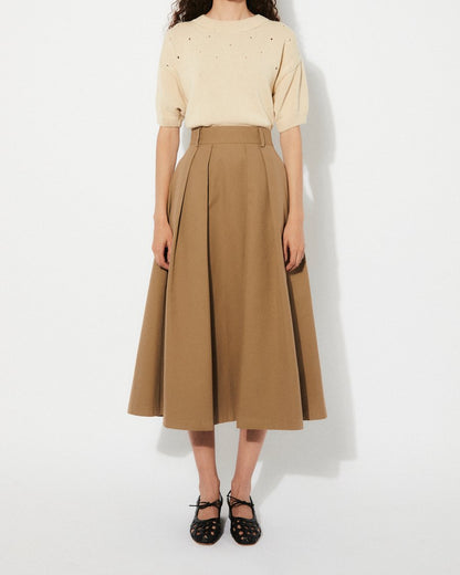 RITA ROW OPAL SKIRT - BROWN