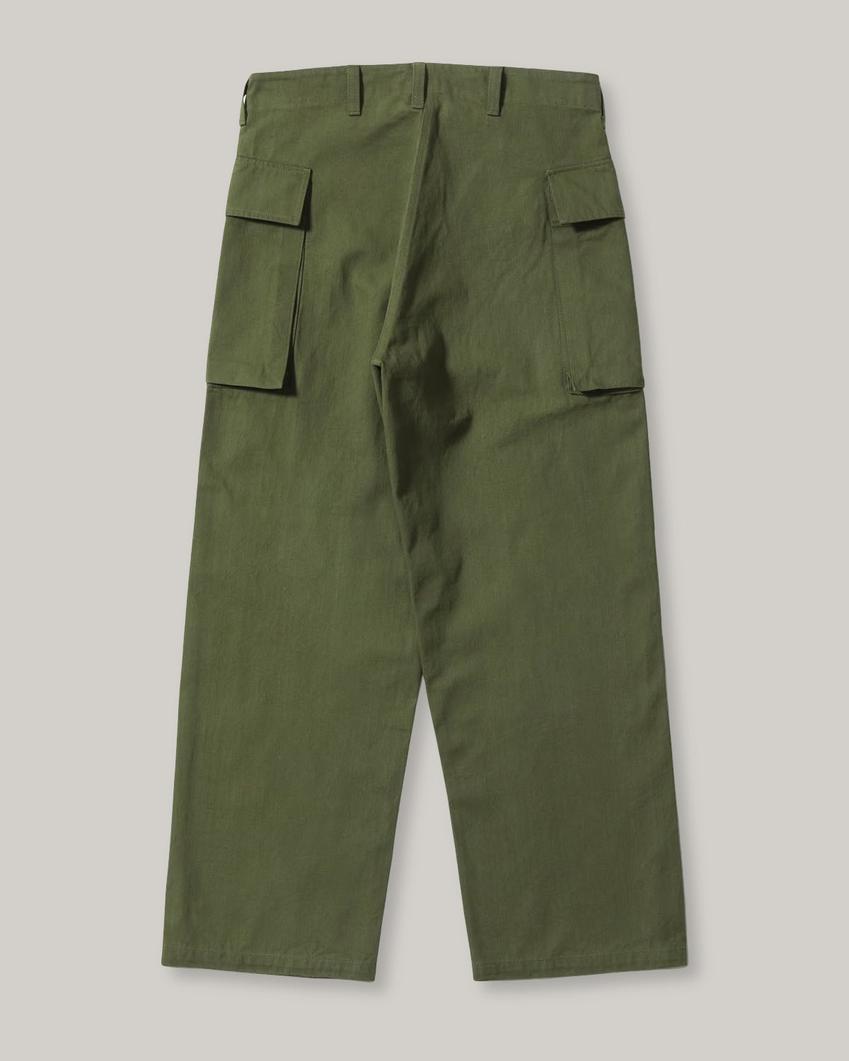 BUZZ RICKSON HERRINGBONE TWILL SPECIAL TROUSERS - OLIVE