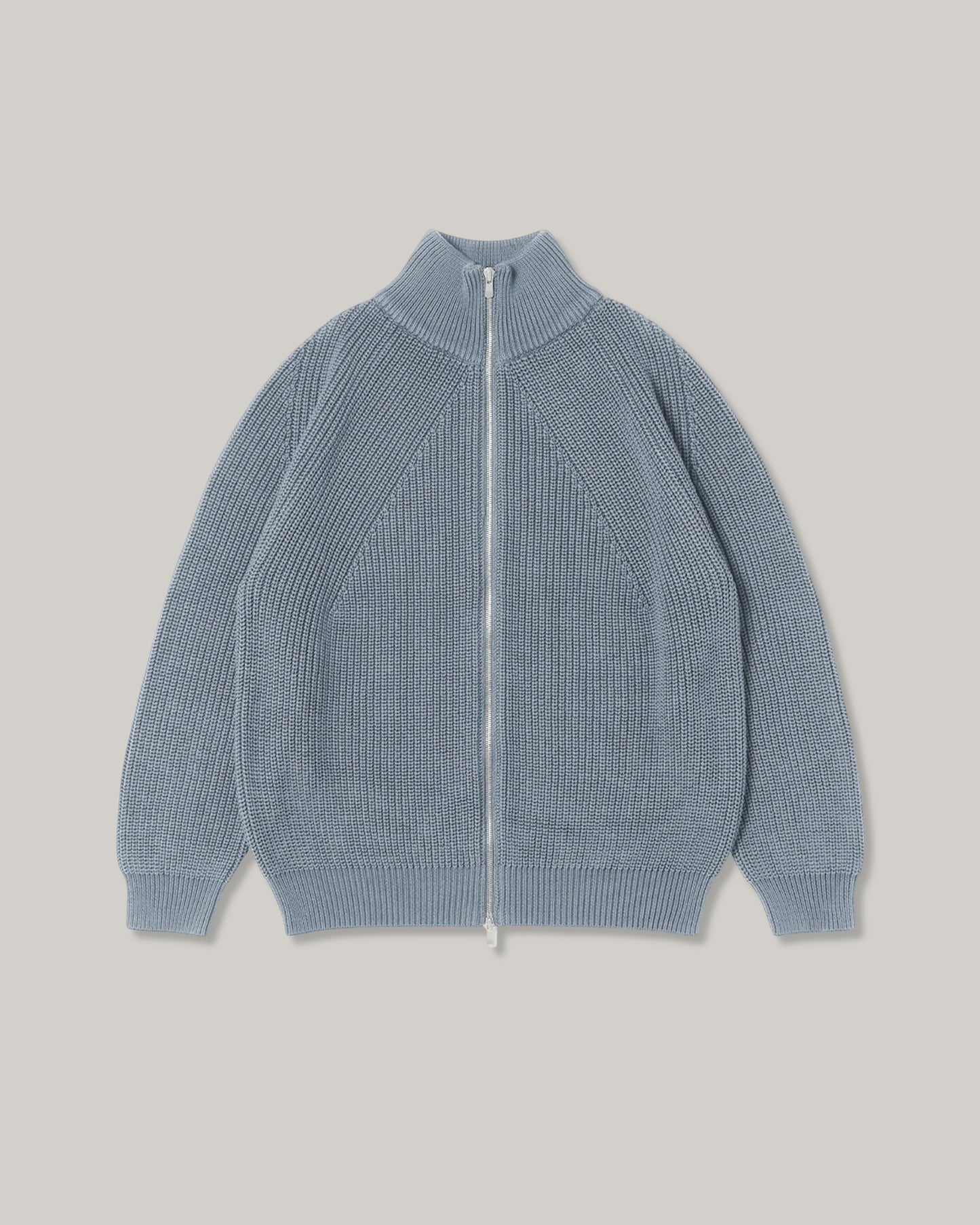 BATONER COTTON SIGNATURE DRIVERS KNIT - GRAY SAX