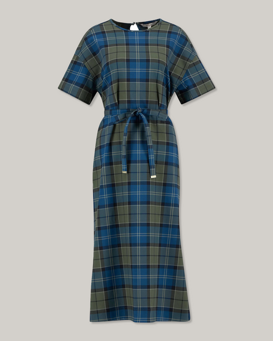 BARBOUR MATILDA TARTAN MAXI DRESS - DUNDEE TARTAN