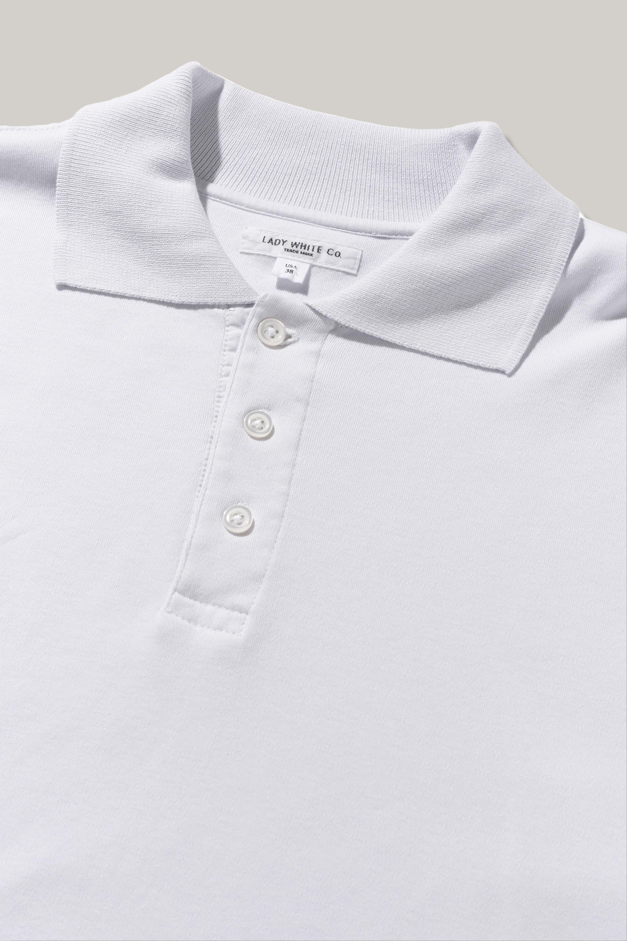 Lady white co placket polo best sale