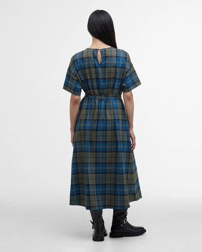 BARBOUR MATILDA TARTAN MAXI DRESS - DUNDEE TARTAN