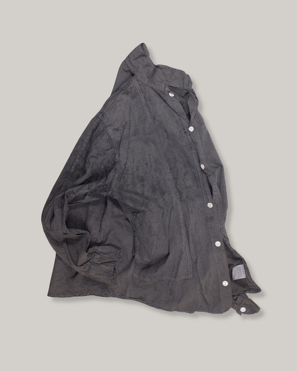 TENDER STOLE POCKET BUTTERLY SHIRT - THUNDERBOLT COTTON CAMBRIC - CHESTNUT