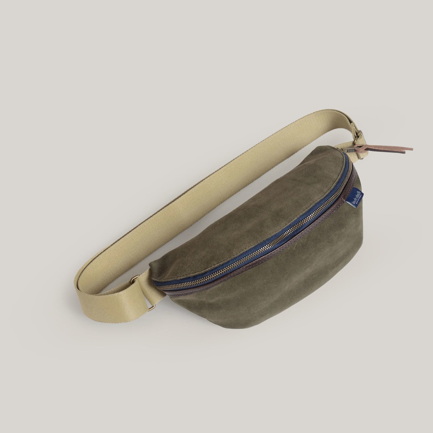 BLEU DE CHAUFFE NEW BEAT BELT BAG - MUSK SUEDE