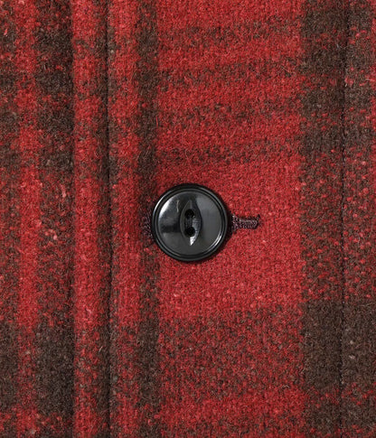 BUZZ RICKSON WOOL CIVILIAN CONSERVATION CORPS JACKET - RED PLAID