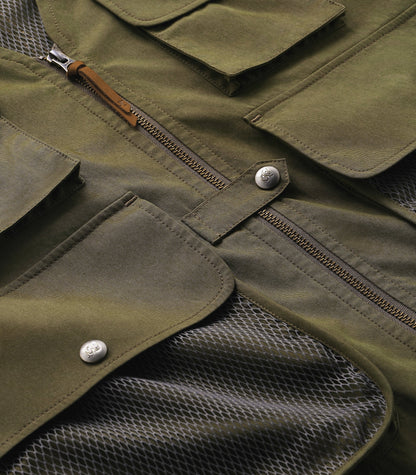 KNICKERBOCKER JOE GREER CAMERA VEST - OLIVE